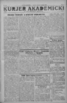 Kurjer Akademicki: dodatek tygodniowy "Nowego Kurjera" 1927.09.18 R.1 Nr38