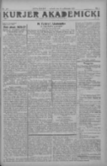 Kurjer Akademicki: dodatek tygodniowy "Nowego Kurjera" 1927.10.30 R.1 Nr44