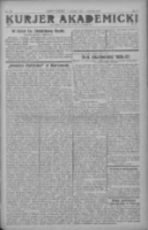 Kurjer Akademicki: dodatek tygodniowy "Nowego Kurjera" 1927.11.13 R.1 Nr46
