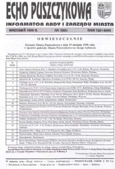 Echo Puszczykowa 1998 Nr7(81)