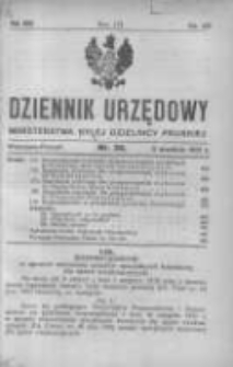 Dziennik Urzędowy Ministerstwa Byłej Dzielnicy Pruskiej 1921.09.03 R.2 Nr26