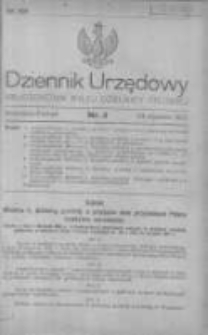 Dziennik Urzędowy Ministerstwa Byłej Dzielnicy Pruskiej 1920.01.24 R.1 Nr3