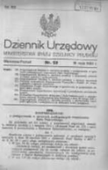 Dziennik Urzędowy Ministerstwa Byłej Dzielnicy Pruskiej 1920.05.18 R.1 Nr23