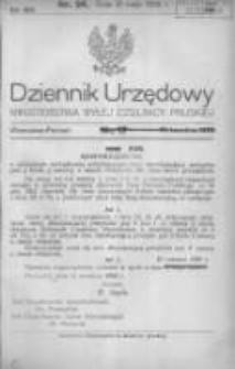 Dziennik Urzędowy Ministerstwa Byłej Dzielnicy Pruskiej 1920.05.31 R.1 Nr26