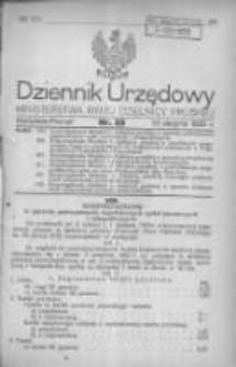 Dziennik Urzędowy Ministerstwa Byłej Dzielnicy Pruskiej 1920.08.25 R.1 Nr50