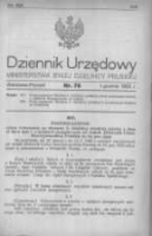 Dziennik Urzędowy Ministerstwa Byłej Dzielnicy Pruskiej 1920.12.01 R.1 Nr76