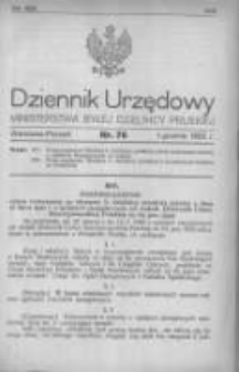 Dziennik Urzędowy Ministerstwa Byłej Dzielnicy Pruskiej 1920.12.01 R.1 Nr76