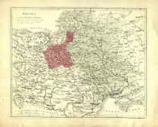 Polska w teraźniejszych podziałach z oznaczeniem granic w dawnych wiekach