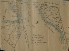 [Dwa szkice z mapy katastralnej.] Kreis Lissa: Gemarkung Graetz