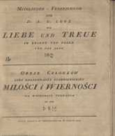 Mitgliederverzeichniss der Deputirten Alt Schottischen Loge Liebe und Treue, und der St. Johannis-Loge zum der Tempel Eintracht im Orient zu Posen für das Jahr 5824/25