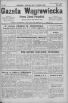 Gazeta Wągrowiecka: pismo ziemi pałuckiej 1933.04.06 R.13 Nr80