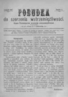 Pobudka Do Szerzenia Wstrzemięźliwości. 1895 R.5 grudzień