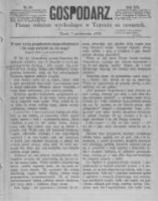 Gospodarz. 1872.10.07 R.1 nr45