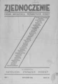 Zjednoczenie. 1936 R.4 nr1