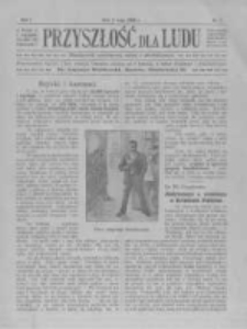Przyszłość dla Ludu: miesięcznik poświęcony walce z alkoholizmem. 1905.05.03 R.1 nr2