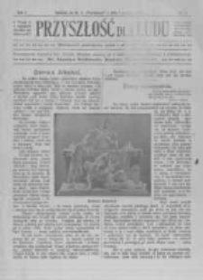 Przyszłość dla Ludu: miesięcznik poświęcony walce z alkoholizmem. 1905.08.01 R.1 nr5