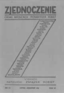 Zjednoczenie. 1938 R.6 nr7-8