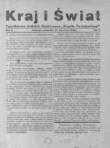 Kraj i Świat. 1926.01.21 R.2 nr2