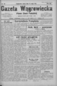 Gazeta Wągrowiecka: pismo ziemi pałuckiej 1933.05.10 R.13 Nr107