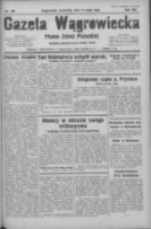Gazeta Wągrowiecka: pismo ziemi pałuckiej 1933.05.11 R.13 Nr108
