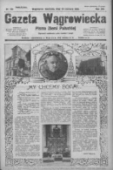 Gazeta Wągrowiecka: pismo ziemi pałuckiej 1933.06.25 R.13 Nr144