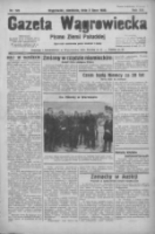 Gazeta Wągrowiecka: pismo ziemi pałuckiej 1933.07.02 R.13 Nr149