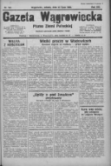 Gazeta Wągrowiecka: pismo ziemi pałuckiej 1933.07.22 R.13 Nr166