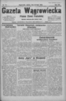 Gazeta Wągrowiecka: pismo ziemi pałuckiej 1933.07.28 R.13 Nr171