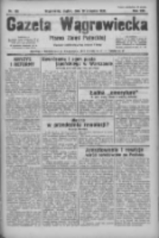 Gazeta Wągrowiecka: pismo ziemi pałuckiej 1933.08.18 R.13 Nr188
