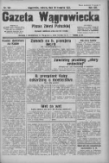 Gazeta Wągrowiecka: pismo ziemi pałuckiej 1933.08.19 R.13 Nr189