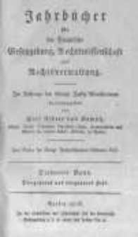 Jahrbücher für die Preussische Gesetzgebung, Rechtswissenschaft und Rechtsverwaltung. 1816 Bd.7