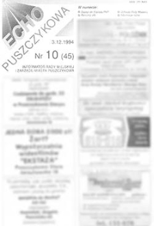 Echo Puszczykowa 1994.12.03 Nr10(45)