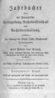 Jahrbücher für die Preussische Gesetzgebung, Rechtswissenschaft und Rechtsverwaltung. 1819 Bd.13