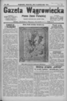 Gazeta Wągrowiecka: pismo ziemi pałuckiej 1933.10.08 R.13 Nr232