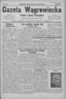 Gazeta Wągrowiecka: pismo ziemi pałuckiej 1933.12.20 R.13 Nr292