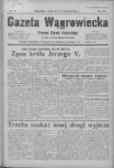 Gazeta Wągrowiecka: pismo ziemi pałuckiej 1936.01.22 R.16 Nr17
