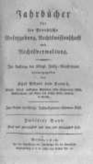 Jahrbücher für die Preussische Gesetzgebung, Rechtswissenschaft und Rechtsverwaltung. 1818 Bd.12