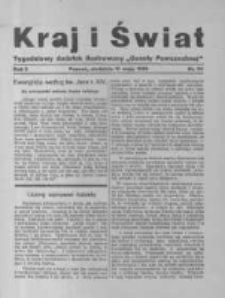 Kraj i Świat. 1929.05.19 R.5 nr20