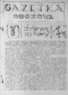 Gazetka Obozowa. 1940.12.16 nr14