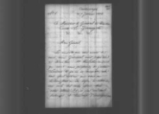 Ange Leval do Władysława Zamoyskiego. Konstantynopol 7 I 1856 r.