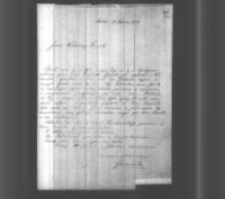 Stanisław Szumlański do Władysława Zamoyskiego. List z 14 VI 1856 r.