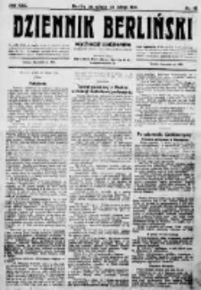 Dziennik Berliński. 1918 R.22 nr45