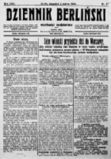 Dziennik Berliński. 1922 R.26 nr47