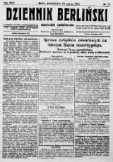 Dziennik Berliński. 1922 R.26 nr62