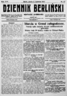 Dziennik Berliński. 1922 R.26 nr87