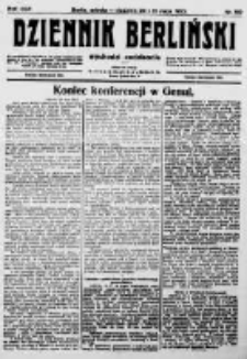 Dziennik Berliński. 1922 R.26 nr110