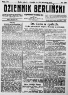 Dziennik Berliński. 1922 R.26 nr249