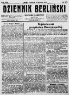 Dziennik Berliński. 1922 R.26 nr275