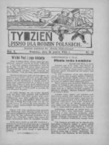 Tydzień: pismo dla rodzin polskich: dodatek niedzielny do "Gazety Szamotulskiej" 1935.03.10 R.10 Nr10