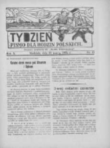 Tydzień: pismo dla rodzin polskich: dodatek niedzielny do "Gazety Szamotulskiej" 1935.03.31 R.10 Nr13